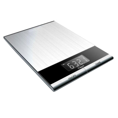 Ultra Thin Professional Digital Kitchen Food Scale in Elegant Stainless Steel - Super Arbor