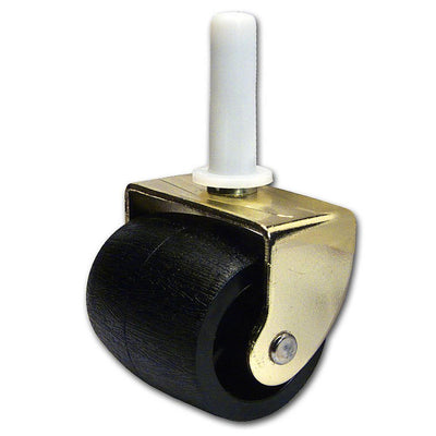 2 in. Brass and Black Caster with 126 lbs. Load Rating - Super Arbor