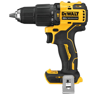 DEWALT 20-Volt MAX Cordless Brushless Compact 1/2 in. Hammer Drill (Tool-Only)