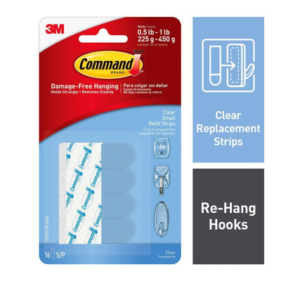 1.75 in. Small Clear Refill Strips (16-Pack) - Super Arbor