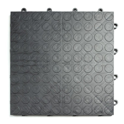 MotorDeck 12 in. x 12 in. Coin Graphite Modular Tile Garage Flooring (24-Pack)