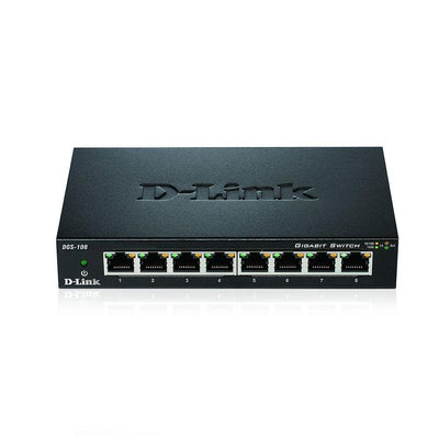 DGS-108 Un-Managed 8-Port 10/100/1000Mbps Switch - Super Arbor