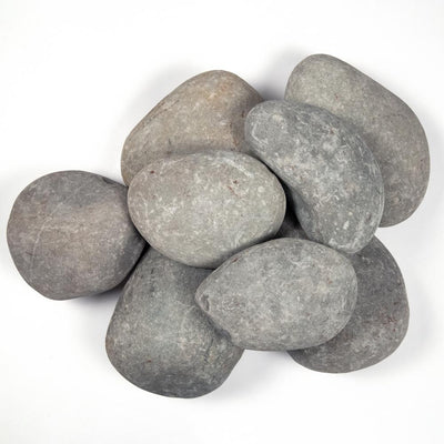 13 cu.ft. per Pallet Extra Large (7 in. to 14 in.) Nile Gray Natural Boulder Rocks (27-Pieces/Covers 13 cu. ft.) - Super Arbor