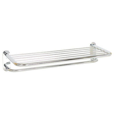 Hotel Series 25 in. W Towel Shelf in Polished Chrome - Super Arbor