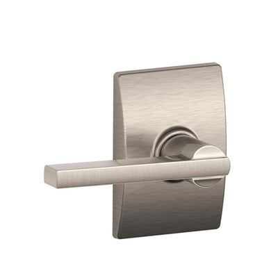 Latitude Satin Nickel Passage Hall/Closet Door Lever with Century Trim - Super Arbor