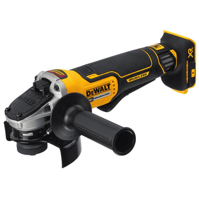 20-Volt MAX XR Lithium-Ion Cordless Brushless 4-1/2 in. Paddle Switch Small Angle Grinder w/ Kickback Brake (Tool-Only) - Super Arbor