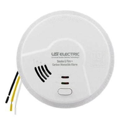 10 Year Sealed, Battery Operated, 3-In-1 Smoke, Fire And Carbon Monoxide Detector, Microprocessor Intelligence - Super Arbor