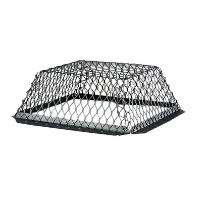 VentGuard 16 in. x 16 in. Roof Wildlife Exclusion Screen in Galvanized Black - Super Arbor