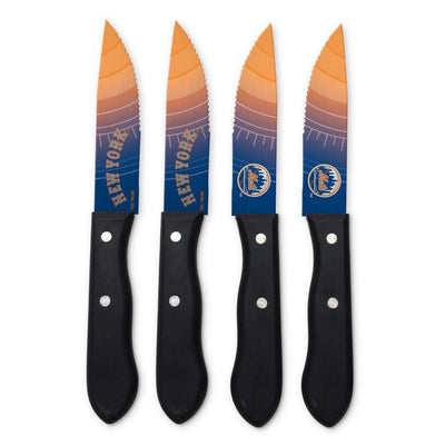 MLB New York Mets Steak Knives (4-Pack) - Super Arbor