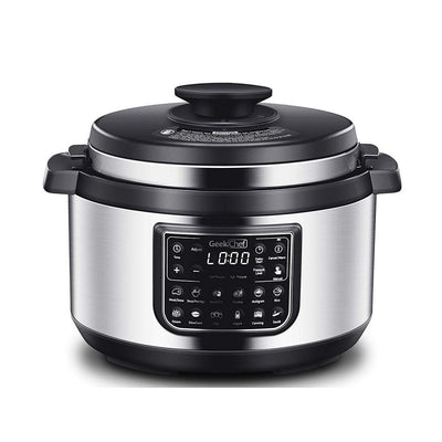 8 Qt. Stainless Steel Electric Pressure Cooker with Built-In Timer - Super Arbor