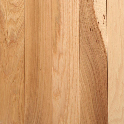 Bruce Hickory Country Natural 3/4 in. Thick x 2-1/4 in. Wide x Varying Length Solid Hardwood Flooring (20 sq. ft. / case) - Super Arbor