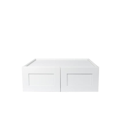 Ready to Assemble 36x24x12 in. Shaker High Double Door Wall Cabinet in White - Super Arbor