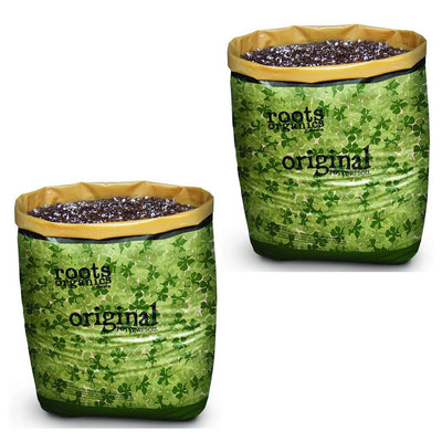 Roots Organics Gardening Coco Fiber-Based Potting Soil Bags, 0.75 cu. ft. (2-Pack) - Super Arbor