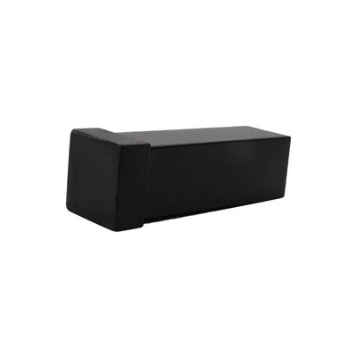 Matte Black Squared Solid Doorstop - Super Arbor