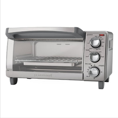 4-Slice Stainless Steel Toaster Oven - Super Arbor