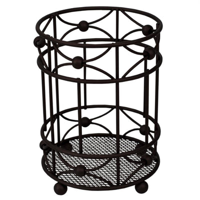 Arbor Oil-Rubbed Bronze Cutlery Holder with Mesh Bottom and Non-Skid Feet - Super Arbor