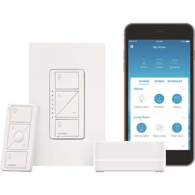 Caseta Wireless Smart Lighting Dimmer Switch Starter Kit - Super Arbor