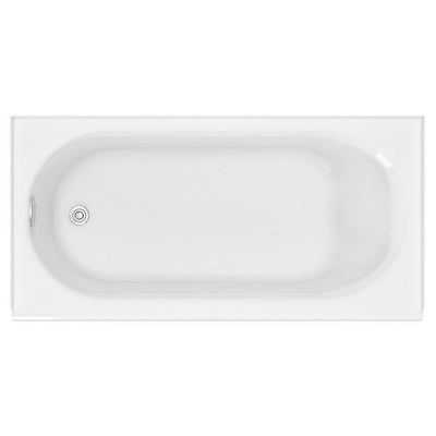 Princeton 5 ft. Americast Left-Hand Drain Rectangular Bathtub in White - Super Arbor