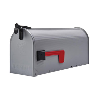 Grayson Medium, Steel, Post Mount Mailbox - Super Arbor