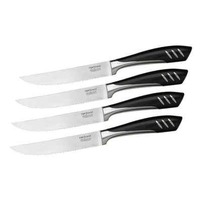 5 in. Stainless Steel Steak 4-Piece Knife Set - Super Arbor