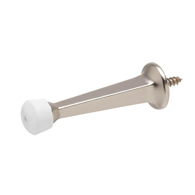 Satin Nickel Solid Door Stop - Super Arbor