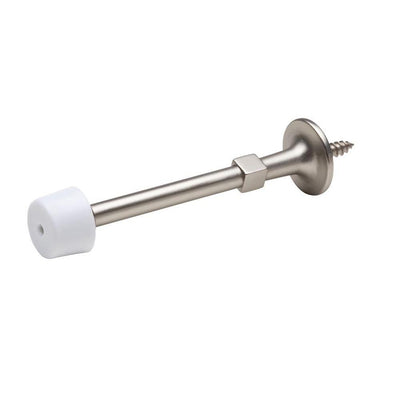 Satin Nickel Light Duty Solid Door Stop - Super Arbor