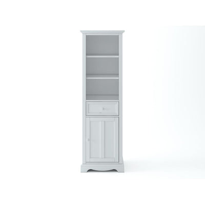 Fremont 20 in. W x 14 in. D x 65 in. H Linen Cabinet in White - Super Arbor