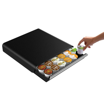 Hero 36-Capacity Black Coffee Pod Storage Drawer - Super Arbor