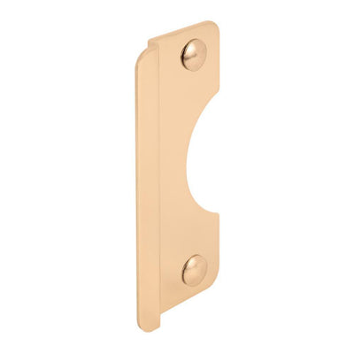 Brass Plated Steel Out-Swinging Latch Guard Plate - Super Arbor