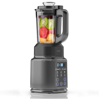 40 Oz Glass and 10 Speeds Black Pitcher Heated Countertop Blender - 1400W - Super Arbor