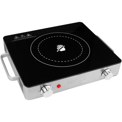 Single Burner 28 in. Black Infrared Electric Burner - Super Arbor