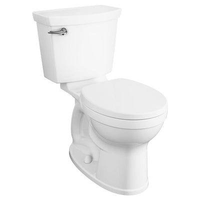 Champion 4 Max Tall Height 2-piece 1.28 GPF Single Flush Round Front Toilet in White with Slow Close Seat - Super Arbor