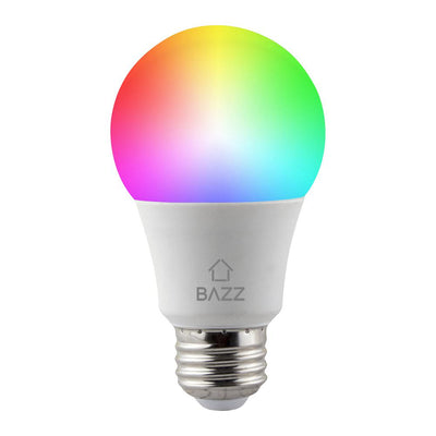 BAZZ Smart Home 60-Watt Equivalent A19 Dimmable Tunable RGB Smart Wi-Fi LED Light Bulb