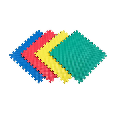 Norsk Multicolor 24 in. x 24 in. EVA Foam Solid Color Multi-Purpose Interlocking Tile (20-Tile)
