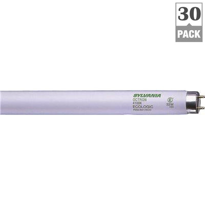 32-Watt Energy Saving T8 Linear Fluorescent Light Bulb Daylight (30-Case) - Super Arbor