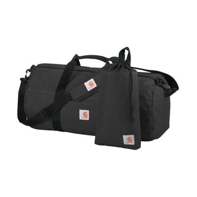 21 in. Black Trade Medium Duffel and Utility Pouch - Super Arbor