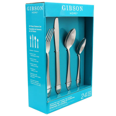 24-Piece New Wilmington Flatware Set (Service for 6) - Super Arbor