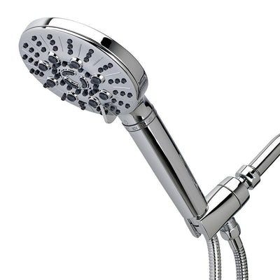 Biarritz Handheld Shower Water Filtration System with 7 Spray Settings in Chrome - Super Arbor