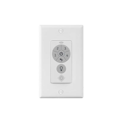 4-Speed White Wall Mount Ceiling Fan Wall Switch - Super Arbor