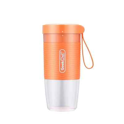 10 oz. Single Speed Orange Portable Personal Blender with USB Rechargeable - Super Arbor