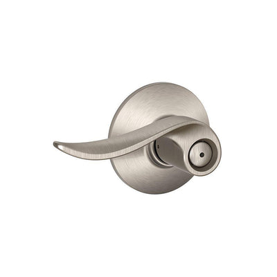 Sacramento Satin Nickel Privacy Bed/Bath Door Lever - Super Arbor