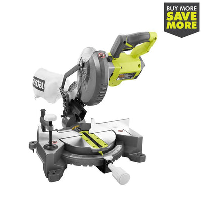 18-Volt ONE+ Cordless 7-1/4 in. Compound Miter Saw (Tool Only) with Blade and Blade Wrench - Super Arbor
