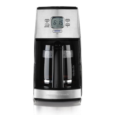 12-Cup Black Programmable Coffee Maker - Super Arbor