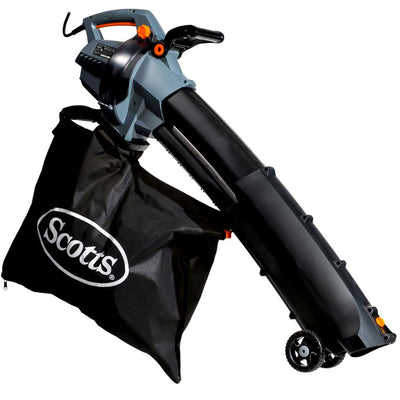 Scotts 200 MPH 410 CFM 14 Amp Electric Leaf Blower Vacuum Mulcher - Super Arbor