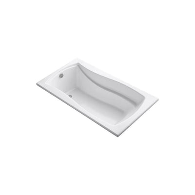 Mariposa 5.5 ft. Reversible Drain Drop-In Acrylic Soaking Tub in White - Super Arbor