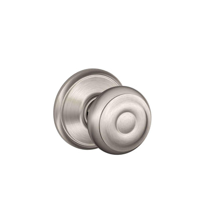 Schlage Georgian Satin Nickel Passage Lockset ANSI Grade 2 1-3/4 in.