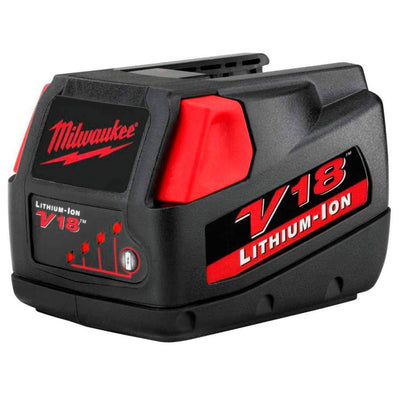V18 18-Volt Lithium-Ion Slide-Style Battery Pack 3.0Ah for Select Milwaukee V18 Tools - Super Arbor