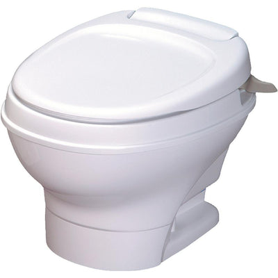 Thetford Aqua-Magic V RV Low Permanent Toilet Hand Flush - White - Super Arbor