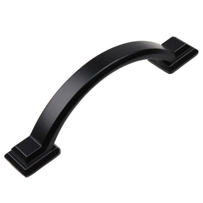 3 in. Matte Black Arched Square Cabinet Pull (10-Pack) - Super Arbor