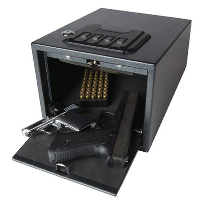 2-Gun Quick-Access Pistol Safe With Alarm - Super Arbor